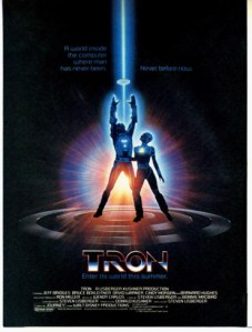 Tron movie poster onesheet